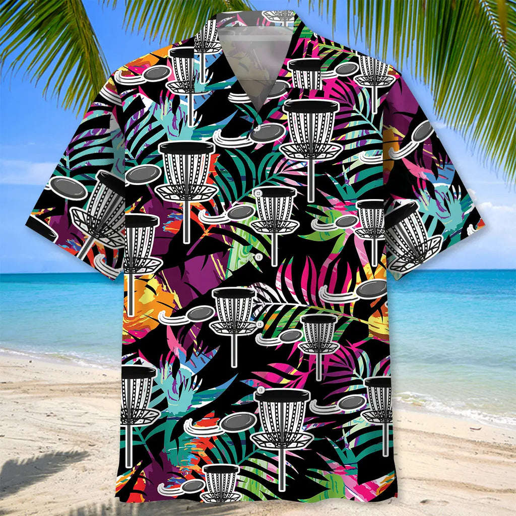 Disc Golf Tropical Hawaiian Shirt