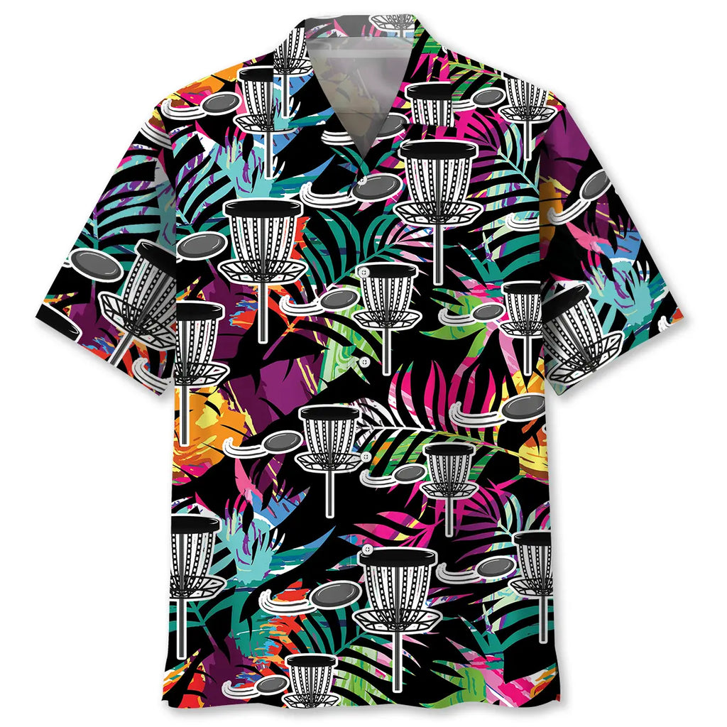 Hawaiian Shirt / Adults / S Disc Golf Tropical Hawaiian Shirt