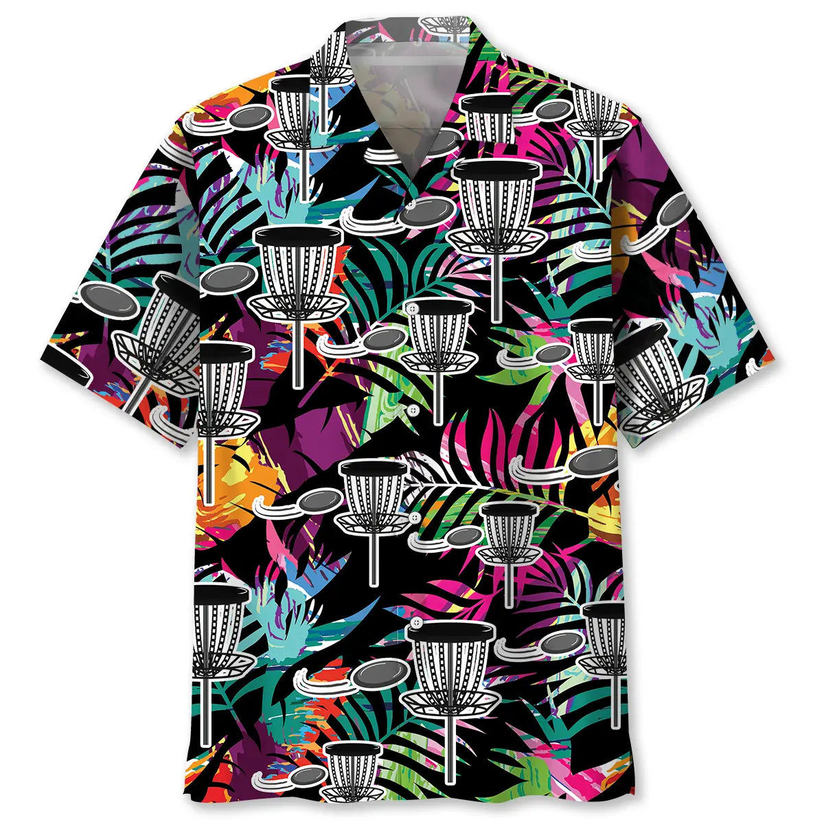 Hawaiian Shirt / Adults / S Disc Golf Tropical Hawaiian Shirt