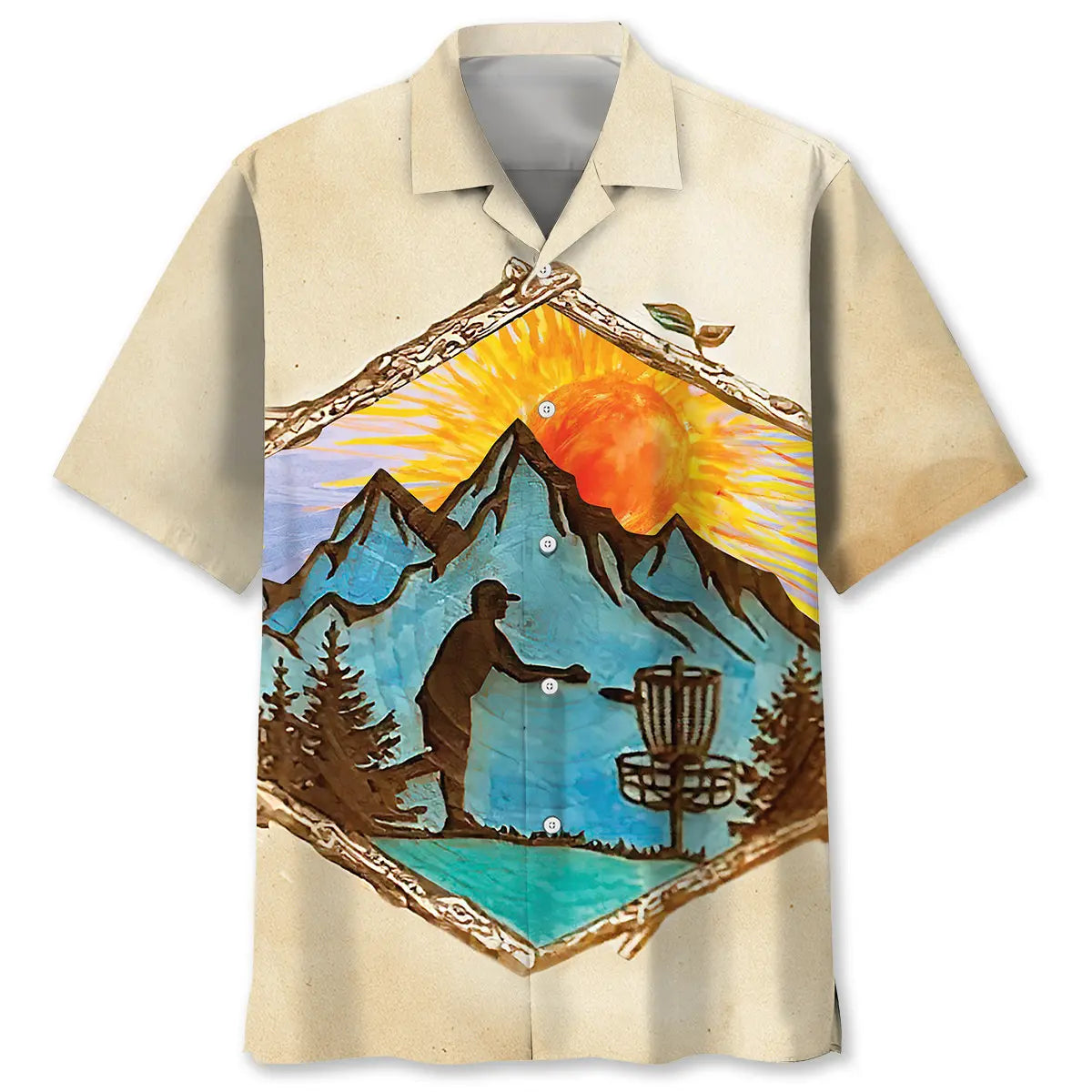 Hawaiian Shirt / Adults / S Disc Golf Vintage Hawaiian Shirt
