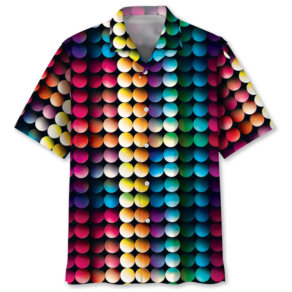 Hawaiian Shirt / Adults / S Disco Color Hawaiian Shirt