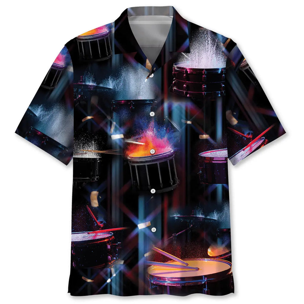 Hawaiian Shirt / Adults / S Drum Color Hawaiian Shirt