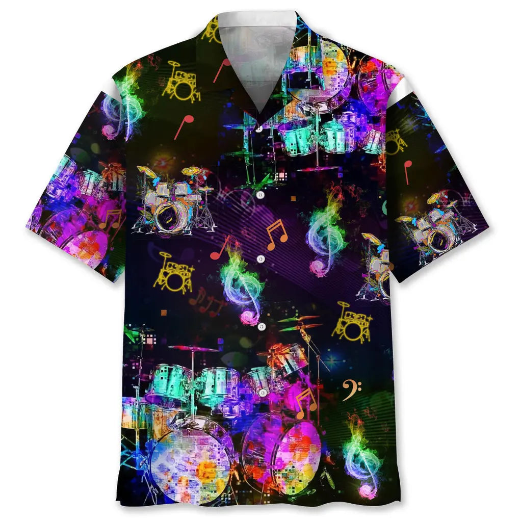 Hawaiian Shirt / Adults / S Drum Color Hawaiian Shirt