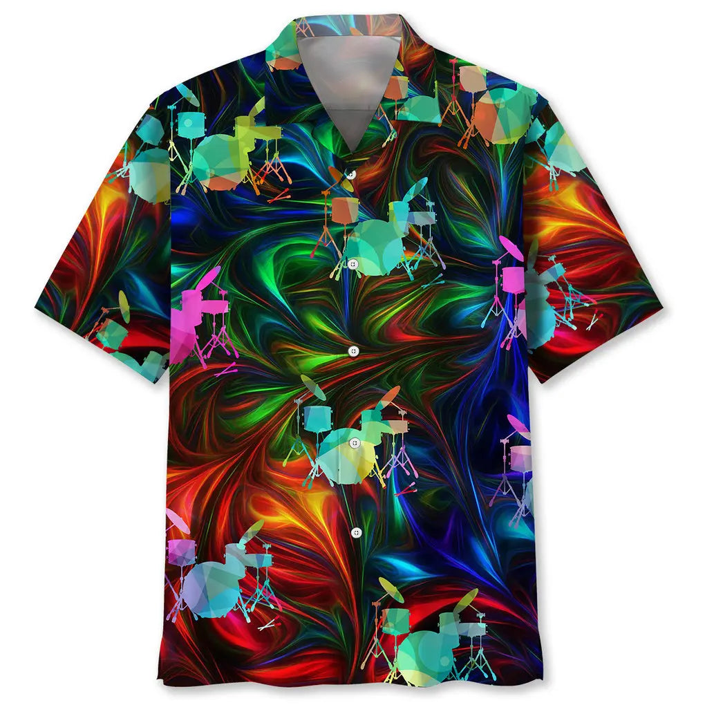 Hawaiian Shirt / Adults / S Drum Color Hawaiian Shirt
