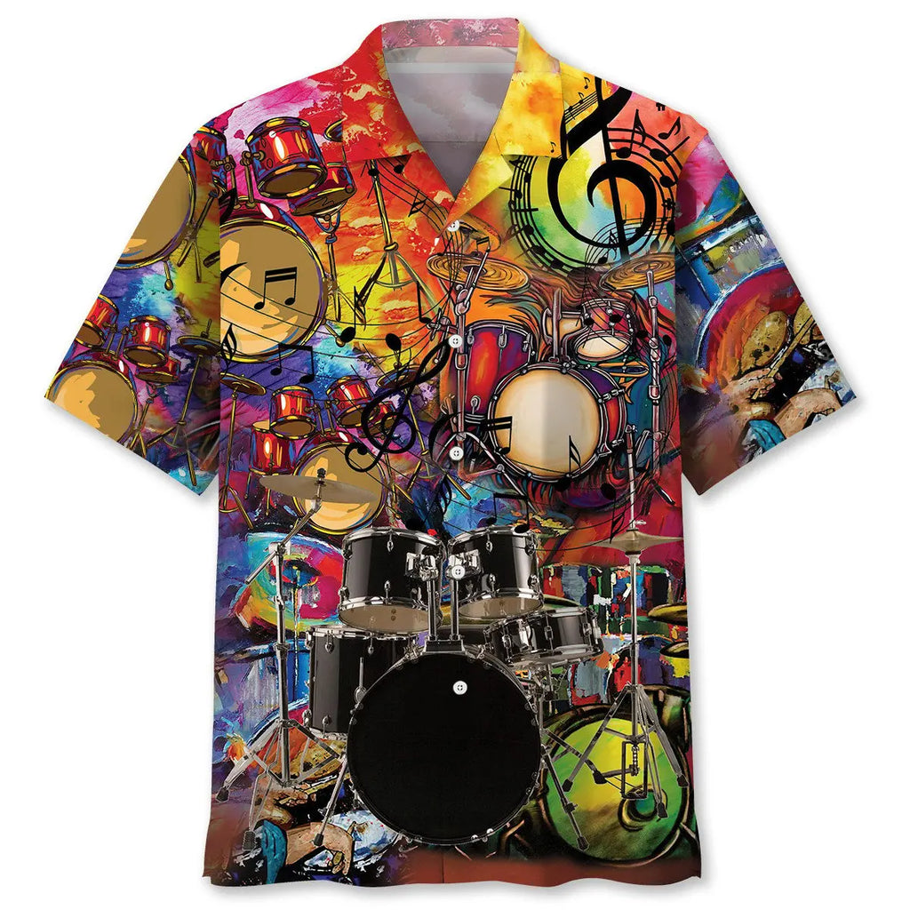 Hawaiian Shirt / Adults / S Drum Color Hawaiian Shirt