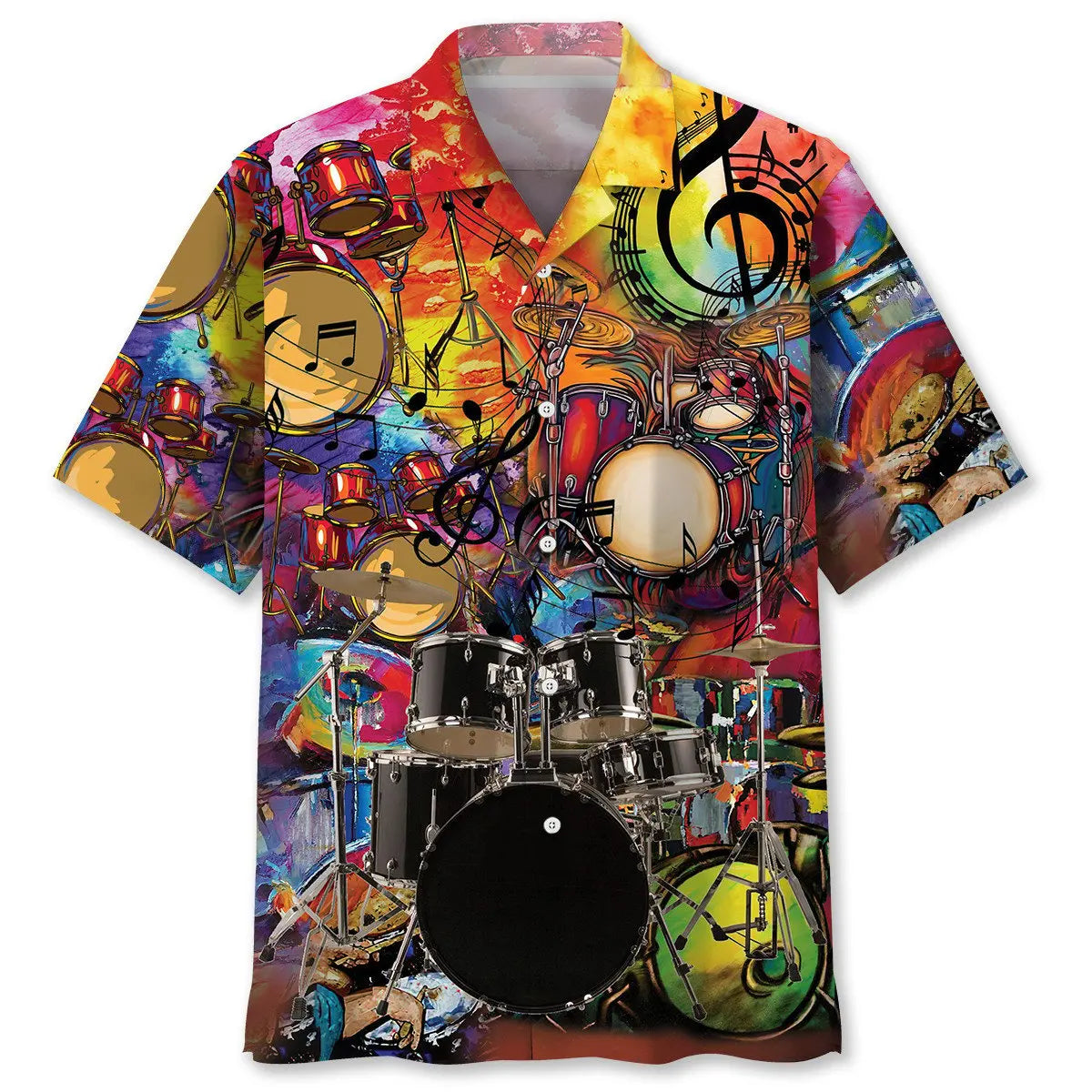 Hawaiian Shirt / Adults / S Drum Color Hawaiian Shirt