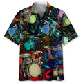 Hawaiian Shirt / Adults / S Drum Light Hawaiian Shirt