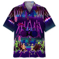 Hawaiian Shirt / Adults / S Drum Skeleton Hawaiian Shirt