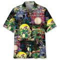 Hawaiian Shirt / Adults / S Drum Skeleton Hawaiian Shirt