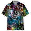 Hawaiian Shirt / Adults / S Drum Skull Hawaiian Shirt