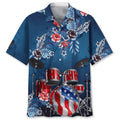 Hawaiian Shirt / Adults / S Drum Usa Hawaiian Shirt