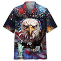 Hawaiian Shirt / Adults / S Eagle Patriotic Day Hawaiian Shirt