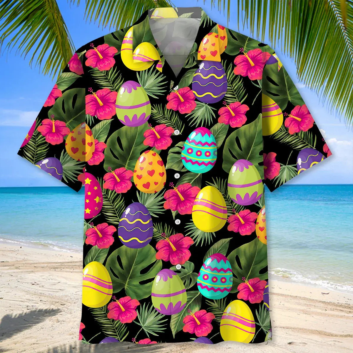 Easter Hawaiian Shirt Men Easter Jesus Shirt