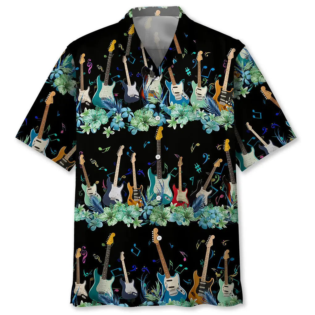 Hawaiian Shirt / Adults / S Electric Guitar Hawaiian Shirt