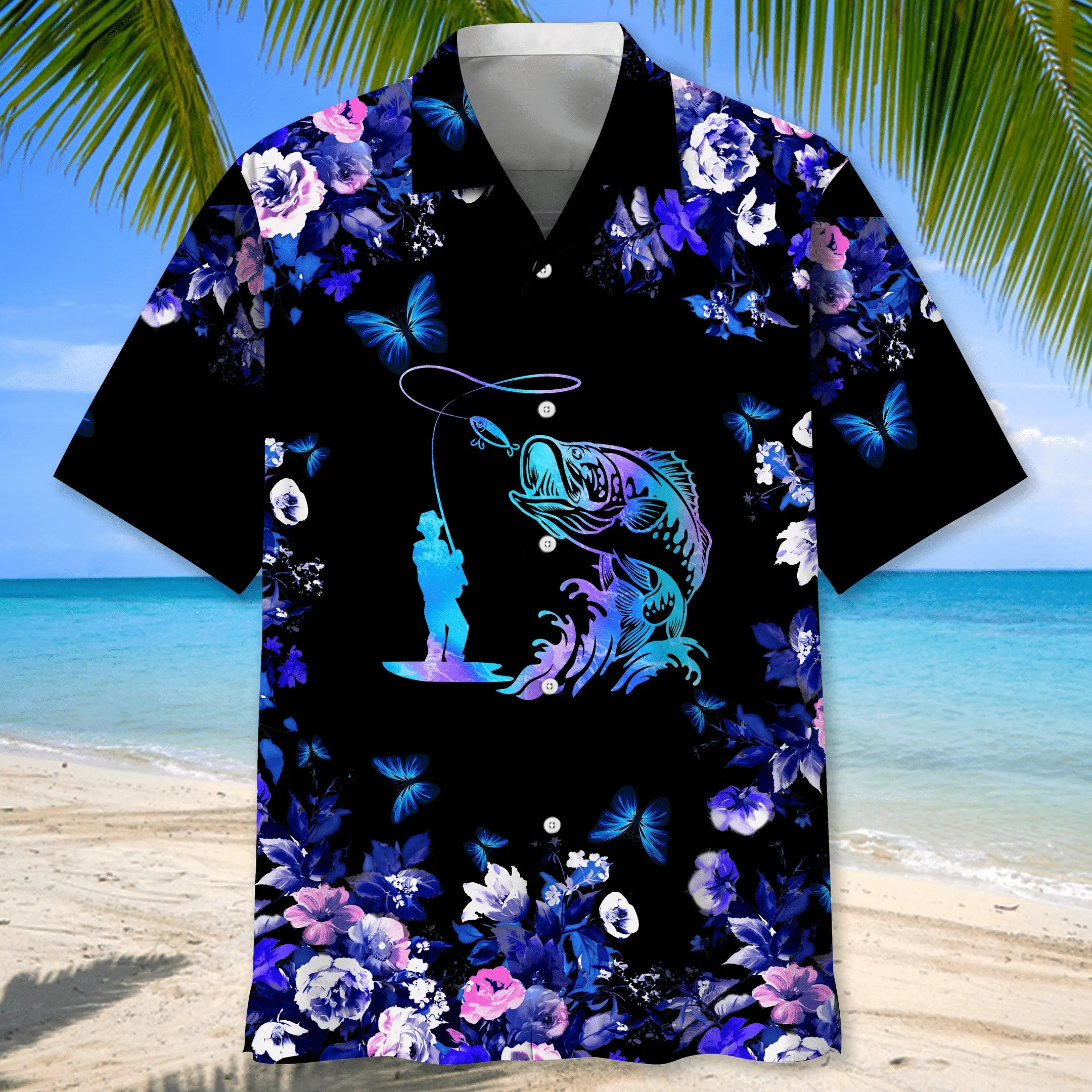 Fishing Hawaiian Nature Hawaiian Shirt