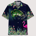 Hawaiian Shirt / Adults / S Fishing Tropical Leaf Hawaiian Shirt
