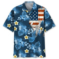 Hawaiian Shirt / Adults / S Fishing Usa Tropical Hawaiian Shirt