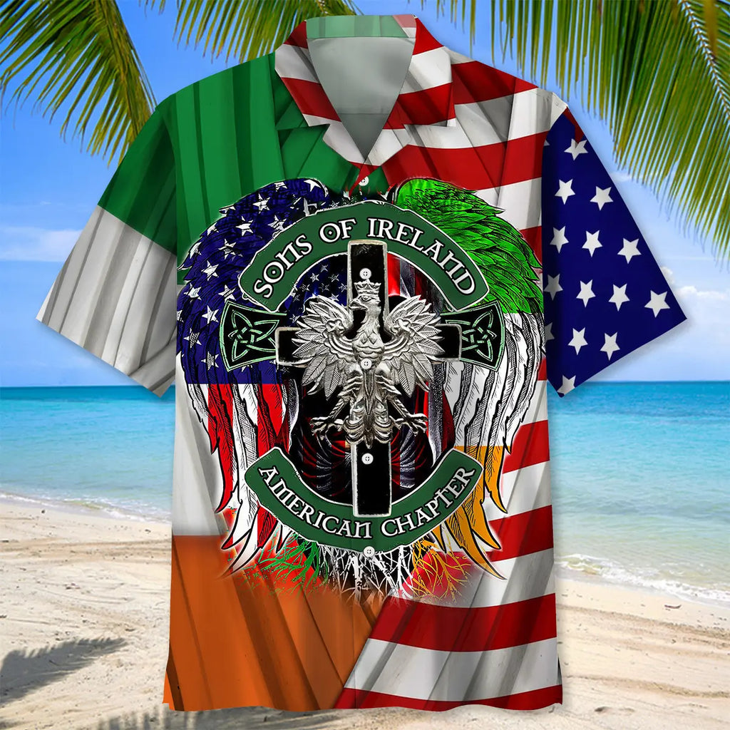 Flag Irish St.Patrick Day Hawaiian Shirt