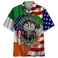 Hawaiian Shirt / Adults / S Flag Irish St.Patrick Day Hawaiian Shirt