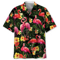 Hawaiian Shirt / Adults / S Flamingo Nature Tropical Hawaiian Shirt
