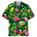 Hawaiian Shirt / Adults / S Flamingo Patrick Hawaiian Shirt