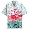 Hawaiian Shirt / Adults / S Flamingo Pink Hawaiian Shirt