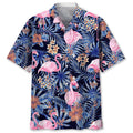 Hawaiian Shirt / Adults / S Flamingo Tropical Hawaiian Shirt
