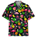 Hawaiian Shirt / Adults / S flamingo tropical hawaiian shirt