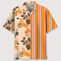 Hawaiian Shirt / Adults / S Floral Stripes Motocross Hawaiian Shirt