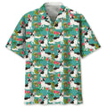 Hawaiian Shirt / Adults / S French Bulldog Hawaiian Beach Hawaiian Shirt