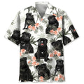 Hawaiian Shirt / Adults / S Funny Black Pug Hawaiian Shirt