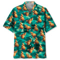 Hawaiian Shirt / Adults / S Funny Capybara Standing Hawaiian Shirt