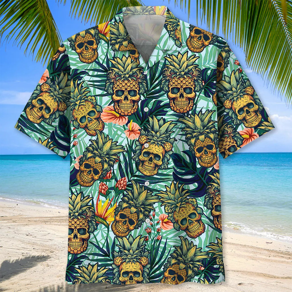 Funny Pineapple Hawaiian Shirt Men