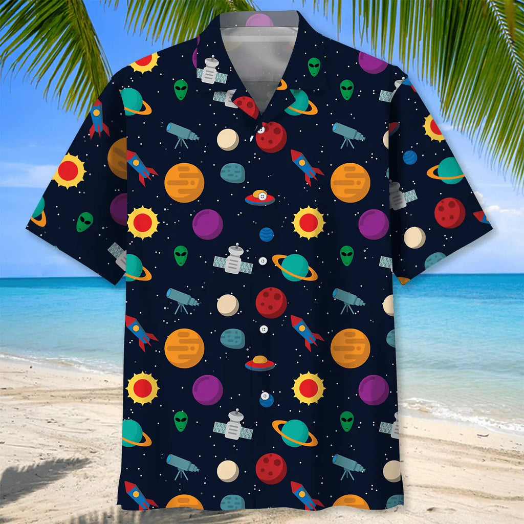 Funny Space Hawaiian Shirt
