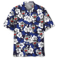 Hawaiian Shirt / Adults / S Funny Wine Glass Disc Golf Hawaiian Shirt