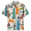 Hawaiian Shirt / Adults / S German Shepherd Colorful Hawaiian Shirt