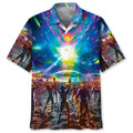 Hawaiian Shirt / Adults / S Glaxy Alien Squad Hawaiian Shirt