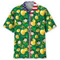 Hawaiian Shirt / Adults / S Gold Lucky Irish St.Patrick Day Hawaiian Shirt