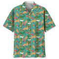 Hawaiian Shirt / Adults / S Golden Retriever Hawaiian Beach Hawaiian Shirt