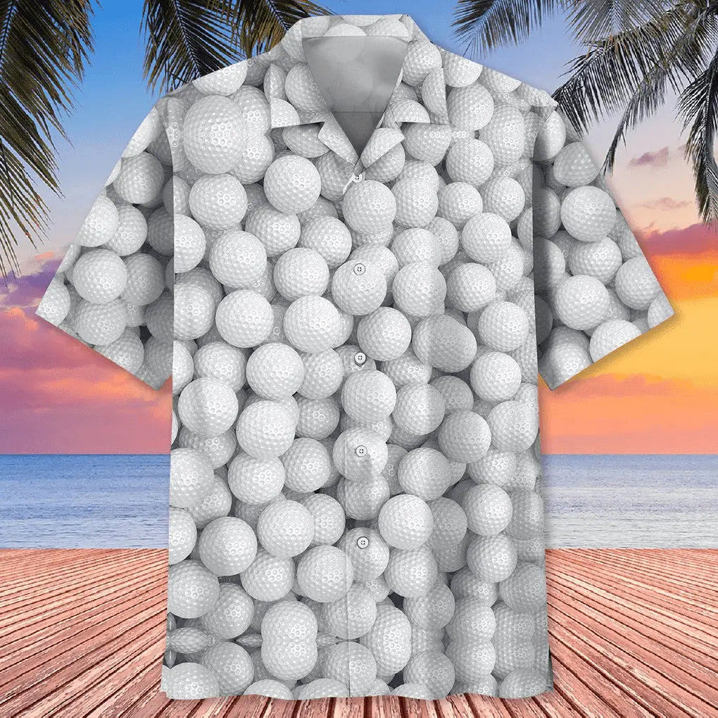 Golf Ball Hawaiian Shirt