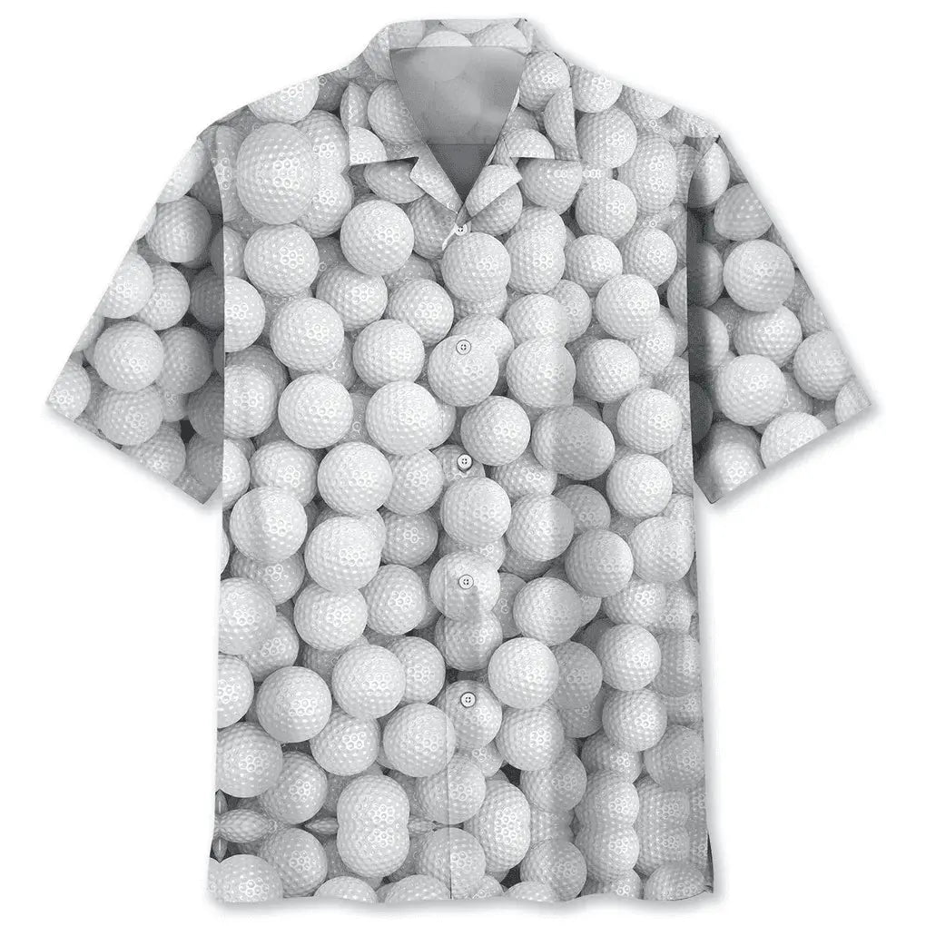 Hawaiian Shirt / Adults / S Golf Ball Hawaiian Shirt