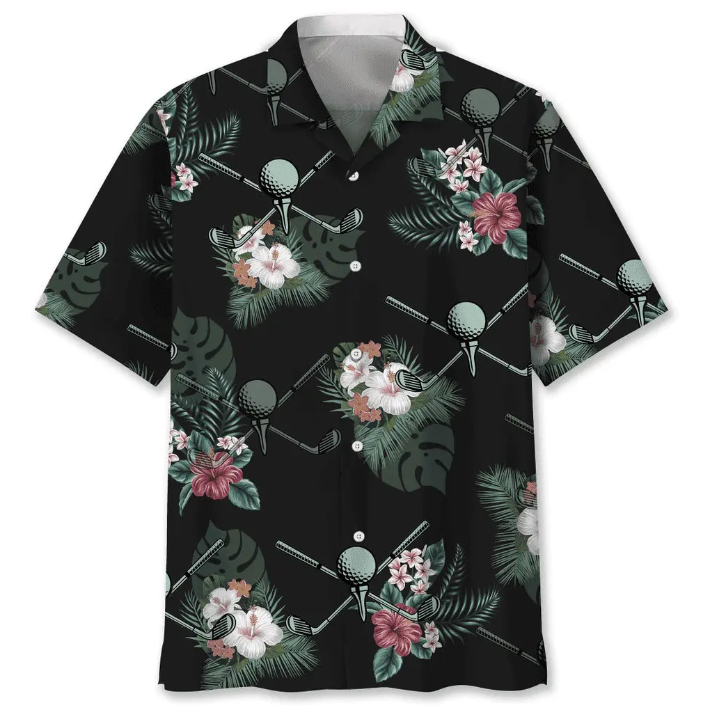 Hawaiian Shirt / Adults / S Golf Hawaiian Tropical Hawaiian Shirt