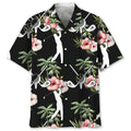 Hawaiian Shirt / Adults / S Golf Nature Flower Hawaiian Shirt