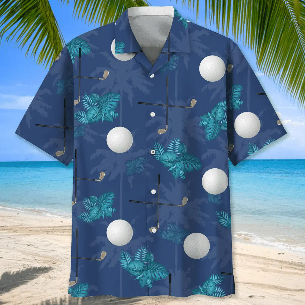 Golf Tropical Hawaiian Shirt