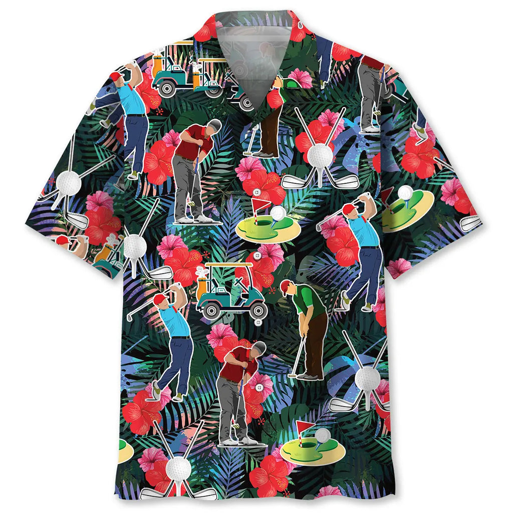 Hawaiian Shirt / Adults / S Golf Tropical Hawaiian Shirt