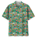 Hawaiian Shirt / Adults / S Great Dane Hawaiian Beach Hawaiian Shirt