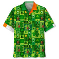 Hawaiian Shirt / Adults / S Green Beer Lucky St.Patrick Day Hawaiian Shirt