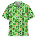 Hawaiian Shirt / Adults / S Green Beer St.Patrick Day Hawaiian Shirt