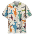 Hawaiian Shirt / Adults / S Greyhound Colorful Hawaiian Shirt