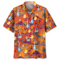 Hawaiian Shirt / Adults / S Guitar Beach Hawaiian Shirt